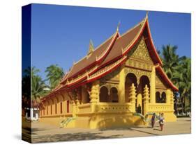 Wat Ong Teu, Vientiane, Laos-G Richardson-Stretched Canvas