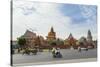 Wat Ounalom, Phnom Penh, Cambodia-null-Stretched Canvas