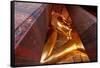 Wat Pho (Temple of the Reclining Buddha), big reclining golden Buddha statue (Phra Buddhasaiyas)-Godong-Framed Stretched Canvas