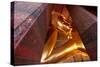 Wat Pho (Temple of the Reclining Buddha), big reclining golden Buddha statue (Phra Buddhasaiyas)-Godong-Stretched Canvas