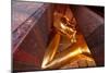 Wat Pho (Temple of the Reclining Buddha), big reclining golden Buddha statue (Phra Buddhasaiyas)-Godong-Mounted Photographic Print