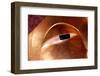 Wat Pho (Temple of the Reclining Buddha), detail of eye of big reclining golden Buddha statue-Godong-Framed Photographic Print