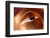 Wat Pho (Temple of the Reclining Buddha), detail of eye of big reclining golden Buddha statue-Godong-Framed Photographic Print