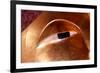 Wat Pho (Temple of the Reclining Buddha), detail of eye of big reclining golden Buddha statue-Godong-Framed Photographic Print