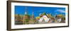 Wat Pho (Temple of the Reclining Buddha) panorama, Bangkok, Thailand-Jason Langley-Framed Photographic Print