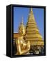 Wat Phra Kaeo, Grand Palace, Bangkok, Thailand, Asia-Bruno Morandi-Framed Stretched Canvas