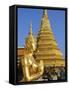 Wat Phra Kaeo, Grand Palace, Bangkok, Thailand, Asia-Bruno Morandi-Framed Stretched Canvas