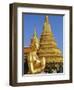 Wat Phra Kaeo, Grand Palace, Bangkok, Thailand, Asia-Bruno Morandi-Framed Photographic Print