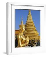 Wat Phra Kaeo, Grand Palace, Bangkok, Thailand, Asia-Bruno Morandi-Framed Photographic Print