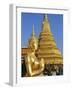 Wat Phra Kaeo, Grand Palace, Bangkok, Thailand, Asia-Bruno Morandi-Framed Photographic Print