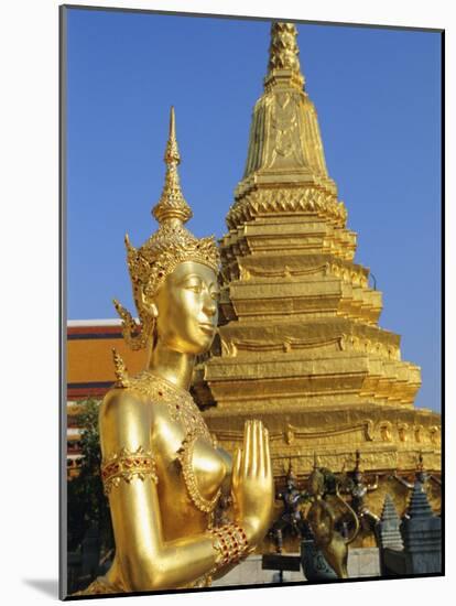 Wat Phra Kaeo, Grand Palace, Bangkok, Thailand, Asia-Bruno Morandi-Mounted Photographic Print
