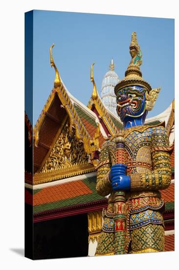 Wat Phra Kaew Inside the Royal Palace, Bangkok, Thailand, Southeast Asia, Asia-null-Stretched Canvas