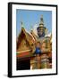 Wat Phra Kaew Inside the Royal Palace, Bangkok, Thailand, Southeast Asia, Asia-null-Framed Photographic Print