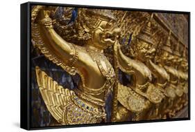 Wat Phra Kaew Inside the Royal Palace, Bangkok, Thailand, Southeast Asia, Asia-null-Framed Stretched Canvas
