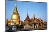 Wat Phra Kaew Inside the Royal Palace, Bangkok, Thailand, Southeast Asia, Asia-null-Mounted Photographic Print