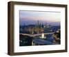 Wat Phra Kaew, the Temple of the Emerald Buddha, and the Grand Palace at Dusk in Bangkok, Thailand-Gavin Hellier-Framed Photographic Print