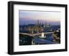 Wat Phra Kaew, the Temple of the Emerald Buddha, and the Grand Palace at Dusk in Bangkok, Thailand-Gavin Hellier-Framed Photographic Print