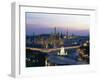 Wat Phra Kaew, the Temple of the Emerald Buddha, and the Grand Palace at Dusk in Bangkok, Thailand-Gavin Hellier-Framed Photographic Print