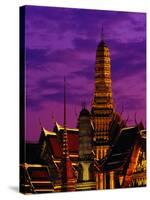 Wat Phra Keo at Dusk, Bangkok, Thailand-Richard I'Anson-Stretched Canvas