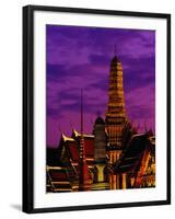 Wat Phra Keo at Dusk, Bangkok, Thailand-Richard I'Anson-Framed Photographic Print