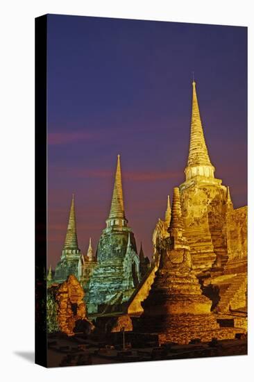 Wat Phra Si Sanphet, Ayutthaya Historical Park, Ayutthaya, Thailand, Southeast Asia, Asia-null-Stretched Canvas