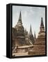 Wat Phra Si Sanphet, Ayutthaya, UNESCO World Heritage Site, Ayutthaya Province, Thailand-Michael Snell-Framed Stretched Canvas