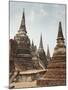 Wat Phra Si Sanphet, Ayutthaya, UNESCO World Heritage Site, Ayutthaya Province, Thailand-Michael Snell-Mounted Photographic Print