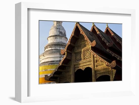 Wat Phra Singh, Chiang Mai, Thailand, South East Asia-Peter Adams-Framed Photographic Print