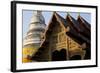 Wat Phra Singh, Chiang Mai, Thailand, South East Asia-Peter Adams-Framed Photographic Print