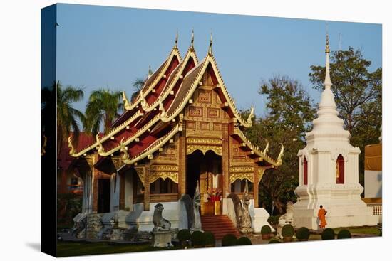 Wat Phra Singh, Chiang Mai, Thailand, Southeast Asia, Asia-null-Stretched Canvas