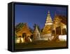 Wat Phra Singh Temple, Chiang Mai, Chiang Mai Province, Thailand, Southeast Asia, Asia-Ben Pipe-Framed Stretched Canvas