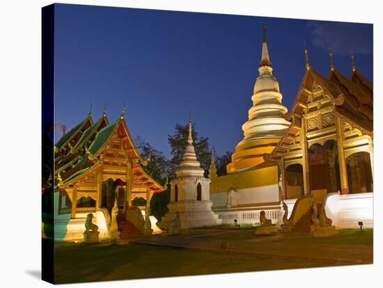 Wat Phra Singh Temple, Chiang Mai, Chiang Mai Province, Thailand, Southeast Asia, Asia-Ben Pipe-Stretched Canvas