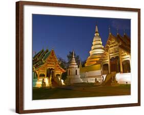 Wat Phra Singh Temple, Chiang Mai, Chiang Mai Province, Thailand, Southeast Asia, Asia-Ben Pipe-Framed Photographic Print