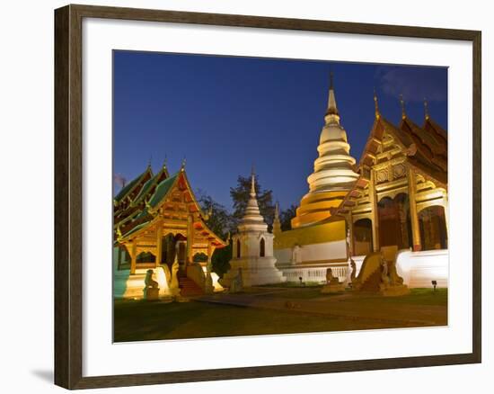 Wat Phra Singh Temple, Chiang Mai, Chiang Mai Province, Thailand, Southeast Asia, Asia-Ben Pipe-Framed Photographic Print