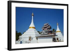 Wat Phra That Doi Kong Mu, Mae Hong Son, Thailand, Southeast Asia, Asia-null-Framed Photographic Print