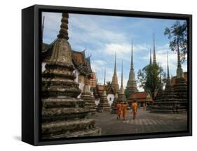 Wat Po, Temple of the Reclining Buddha, Thailand-Carl Mydans-Framed Stretched Canvas