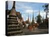 Wat Po, Temple of the Reclining Buddha, Thailand-Carl Mydans-Stretched Canvas