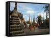 Wat Po, Temple of the Reclining Buddha, Thailand-Carl Mydans-Framed Stretched Canvas
