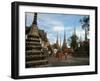 Wat Po, Temple of the Reclining Buddha, Thailand-Carl Mydans-Framed Photographic Print