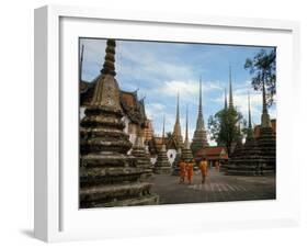 Wat Po, Temple of the Reclining Buddha, Thailand-Carl Mydans-Framed Photographic Print
