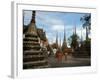 Wat Po, Temple of the Reclining Buddha, Thailand-Carl Mydans-Framed Photographic Print