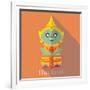 Wat Pra Kaew Icon Eps 10 Format-Sajja-Framed Art Print