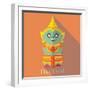 Wat Pra Kaew Icon Eps 10 Format-Sajja-Framed Art Print