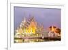 Wat Rong Khun, Chiang Rai Province, Northern Thailand before Sunrise.-tomgigabite-Framed Photographic Print