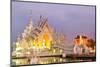 Wat Rong Khun, Chiang Rai Province, Northern Thailand before Sunrise.-tomgigabite-Mounted Photographic Print