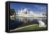 Wat Rong Khun (White Temple), Chiang Rai, Northern Thailand, Thailand, Southeast Asia, Asia-Stuart Black-Framed Stretched Canvas