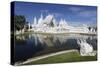 Wat Rong Khun (White Temple), Chiang Rai, Northern Thailand, Thailand, Southeast Asia, Asia-Stuart Black-Stretched Canvas