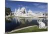 Wat Rong Khun (White Temple), Chiang Rai, Northern Thailand, Thailand, Southeast Asia, Asia-Stuart Black-Mounted Photographic Print