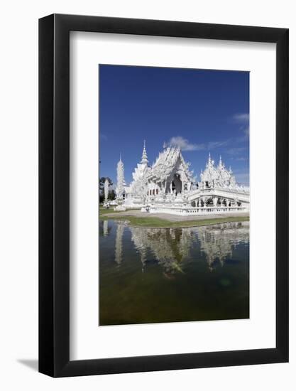 Wat Rong Khun (White Temple), Chiang Rai, Northern Thailand, Thailand, Southeast Asia, Asia-Stuart Black-Framed Photographic Print
