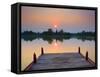 Wat Sa Si at Dusk, Sukhothai Historical Park, UNESCO World Heritage Site, Sukhothai Province, Thail-Ben Pipe-Framed Stretched Canvas